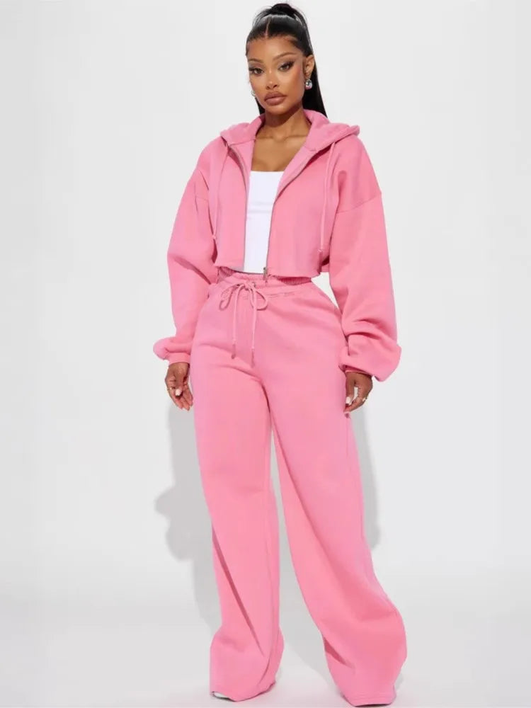 Fashion – Conjunto deportivo con capucha y pantalón